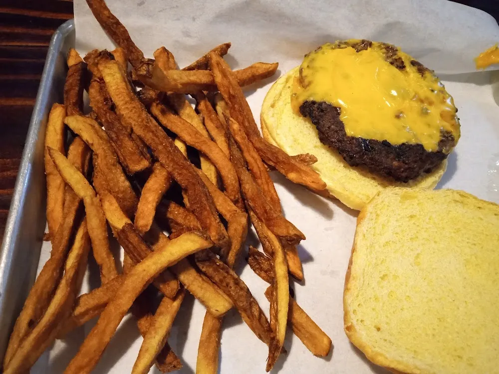 Cheeseburger and Fries