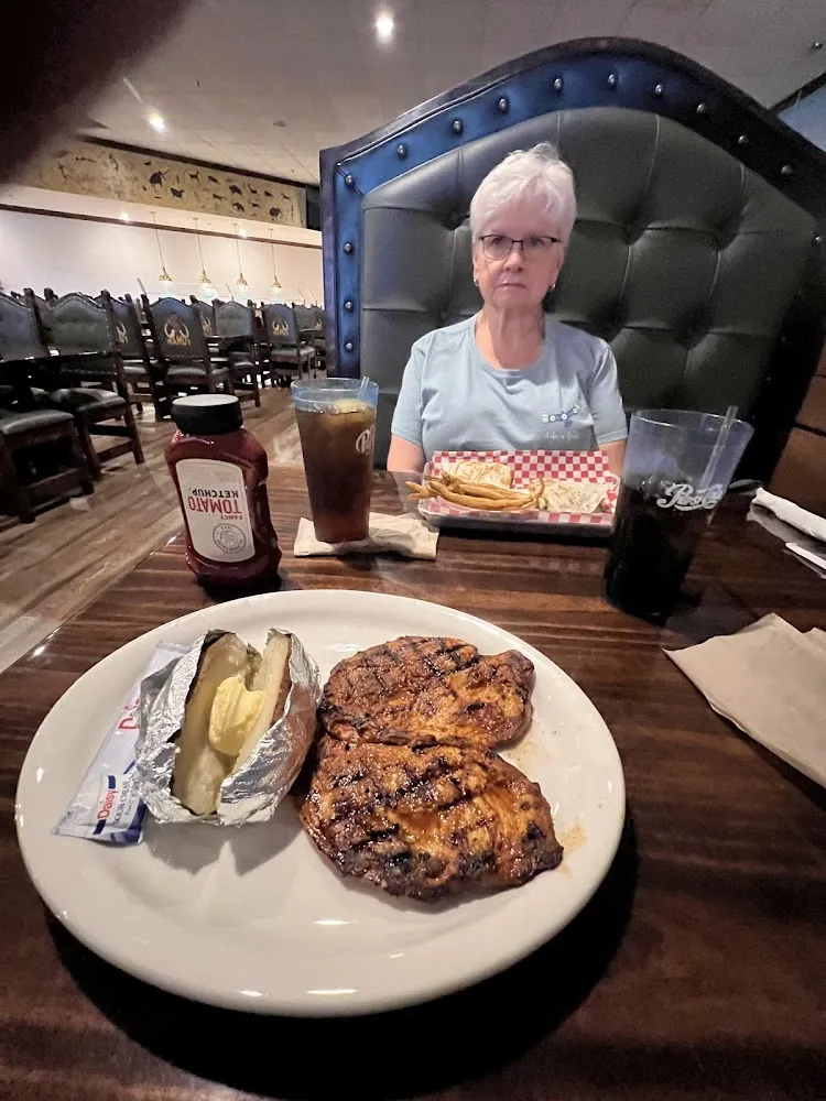 Grilled Chicken with Baked Potato
